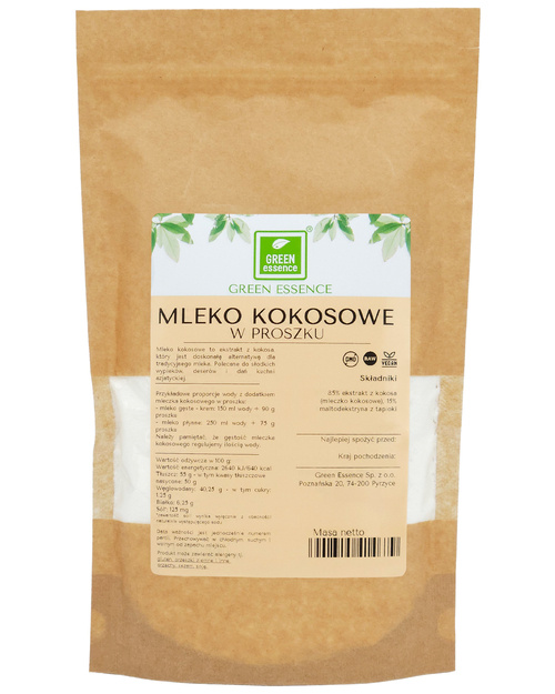 Mleko kokosowe w proszku 250 g mleczko napój kokosowy instant