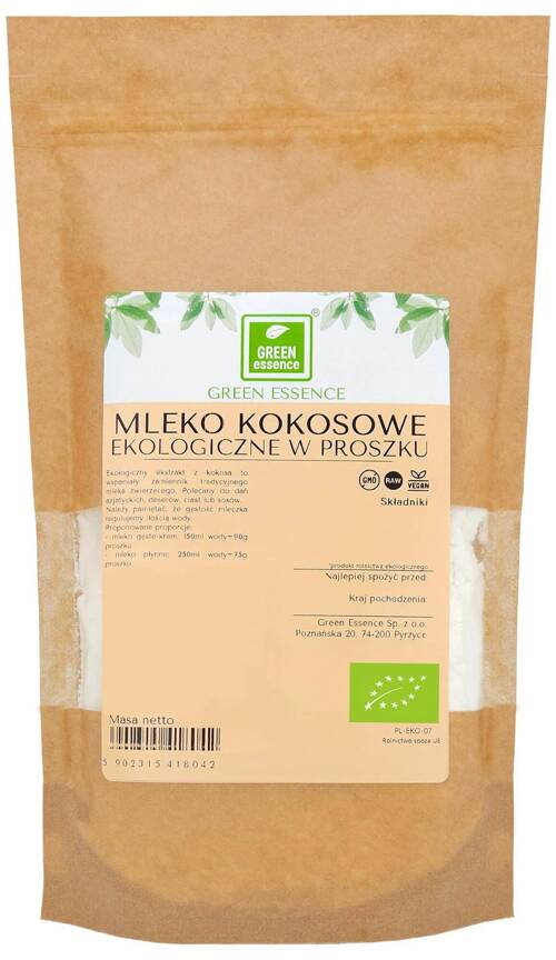 Mleko kokosowe w proszku BIO 250 g mleczko napój kokosowy Instant