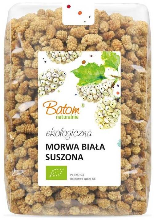 Morwa biała suszona BIO 1 kg Batom