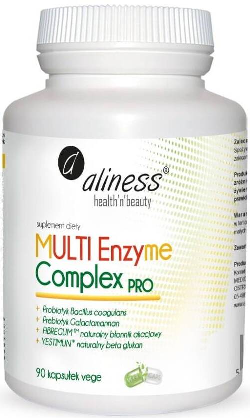 Multi Enzyme Complex Pro 90 kaps. Vege Aliness - suplement diety