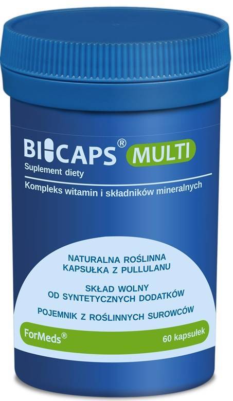 Multi Kompleks witamin i minerałów Multiwitamina - Suplement diety 60 kaps. - Formeds BiCaps