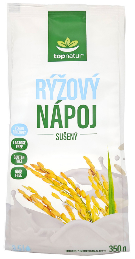 Napój ryżowy w proszku Instant Bezglutenowy 350 g Topnatur - mleko ryżowe