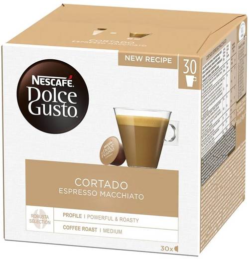 Nescafe Dolce Gusto Cortado Espresso Macchiato 30 kapsułek - kawa w kapsułkach