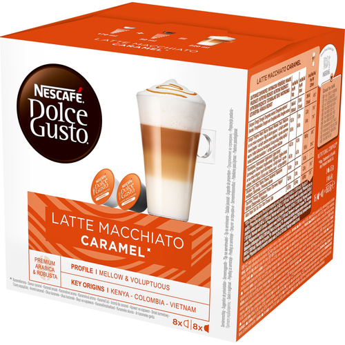 Nescafe Dolce Gusto Latte Macchiato Caramel 16 kapsułek - kawa w kapsułkach