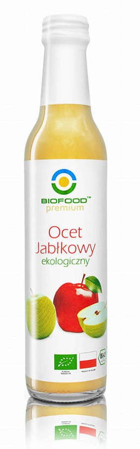 Ocet jabłkowy niefiltrowany Ekologiczny 250 ml - BioFood