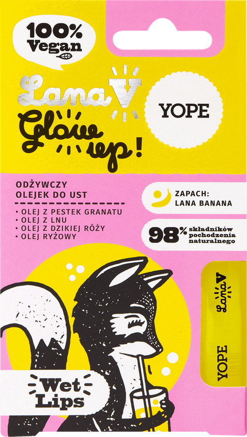 Odżywczy olejek do ust Lana Banana 10 ml Yope Lana V Glow Up!