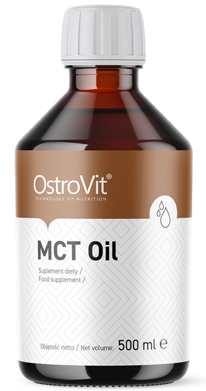 Olej MCT Oil - Suplement diety KETO Dieta 2x 500 ml - Ostrovit - ZESTAW