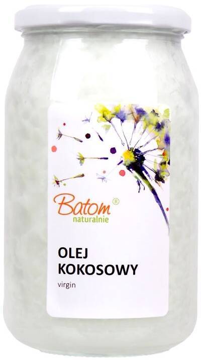 Olej kokosowy Virgin zimnotłoczony nierafinowany 900 ml - Batom