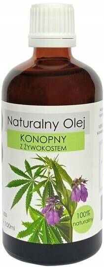 Olej konopny z żywokostem 100 ml PijNoni