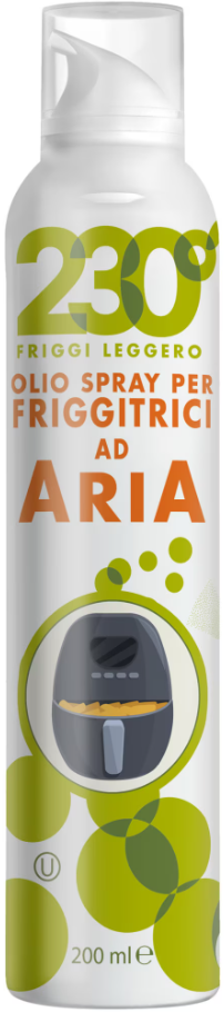 Olej w spray'u do pieczenia we frytkownicy 200 ml SprayLeggero Air Fryer Olio 230