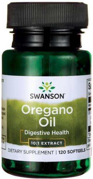 Olej z Oregano Oil 120 kaps. żel Swanson - suplement diety 