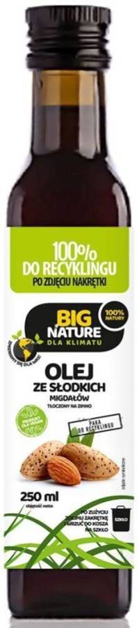 Olej ze słodkich migdałów tłoczony na zimno 250 ml - Big Nature