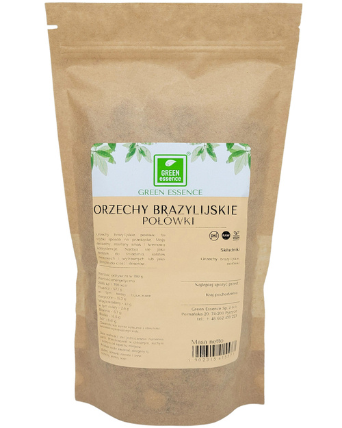 Orzechy brazylijskie połówki 1 kg - naturalne kawałki orzechów