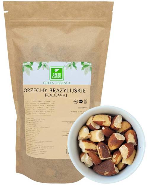Orzechy brazylijskie połówki 500 g - naturalne kawałki orzechów