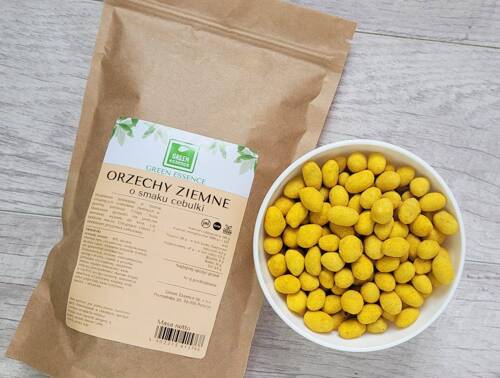 Orzeszki ziemne w panierce Cebulowe 500 g orzechy w cieście Przekąska Crispy Nuts