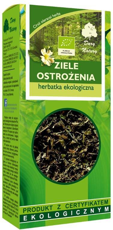 Ostrożeń ziele ostrożenia - herbatka ekologiczna 25 g - Dary Natury