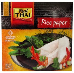 Papier ryżowy okrągły 22 cm 100 g Real Thai