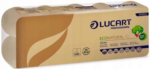 Papier toaletowy z celulozy 10 rolek EcoNatural 10 - Lucart
