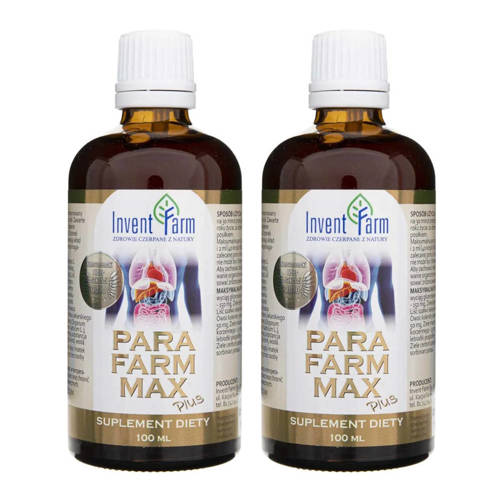 Para Farm Max Plus Suplement Diety 2x100 ml Invent Farm ZESTAW