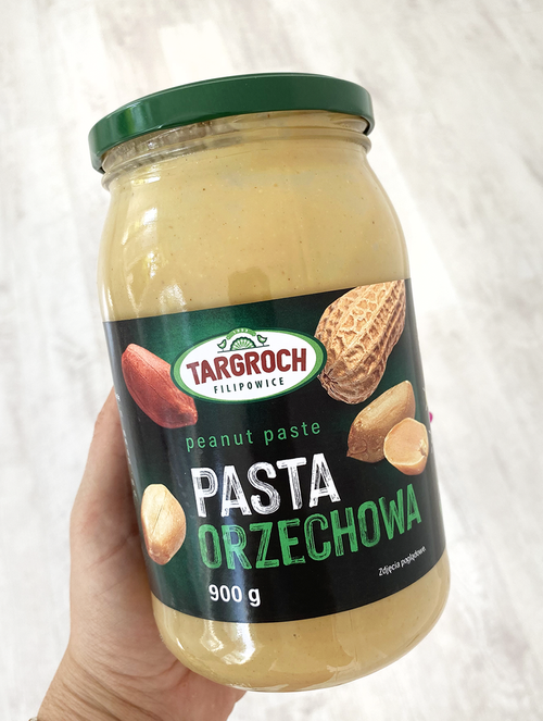 Pasta orzechowa 100% naturalna - masło orzechowe 2x 900 g Targroch Peanut 