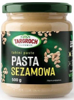 Pasta sezamowa, tahini, tahina, naturalna 500 g - Targroch