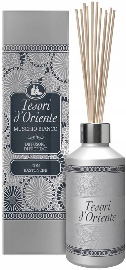 Patyczki zapachowe Tesori d'Oriente Muschio Bianco 200 ml dyfuzor z pałeczkami 