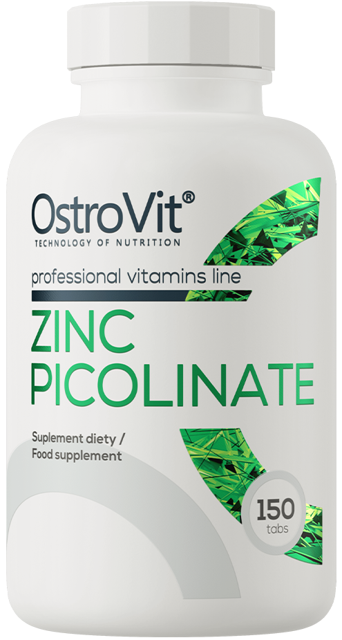 Pikolinian Cynku 150 tabletki OstroVit Zinc Picolinate - suplement diety