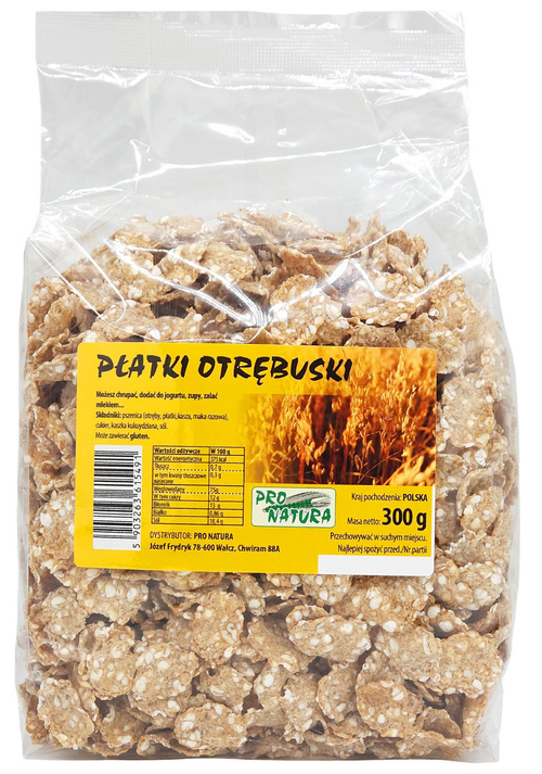 Płatki Otrębuski 300 g Pro Natura