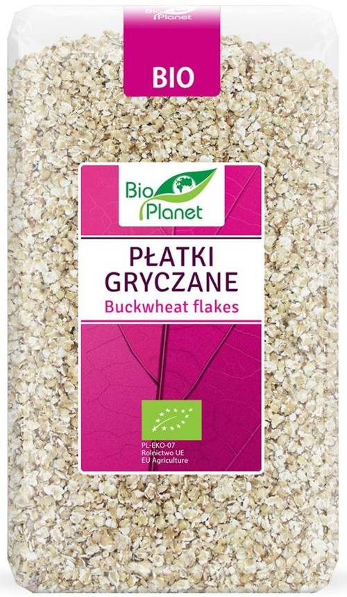 Płatki gryczane Ekologiczne 600 g - Bio Planet 