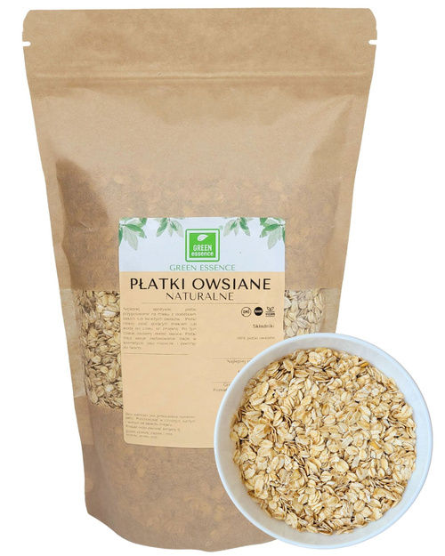 Płatki owsiane 1 kg - naturalne