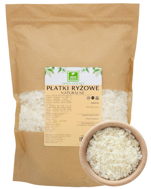 Płatki ryżowe naturalne 1 kg