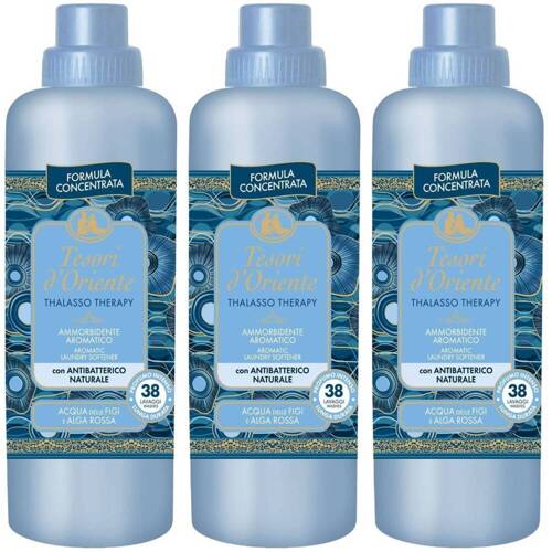 Płyn do płukania Tesori d'Oriente Thalasso Fidżi koncentrat - Zestaw 3x 760 ml