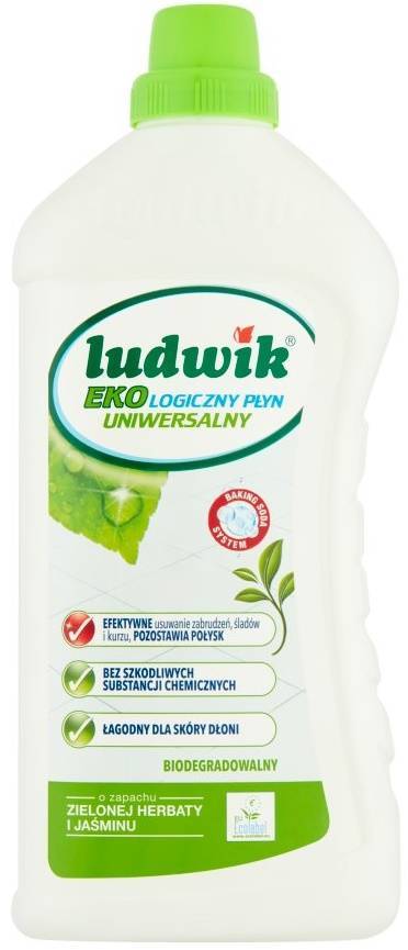 Płyn uniwersalny do mycia Zielona Herbata i Jaśmin Ekologiczny - EU Ecolabel 1 L - Ludwik