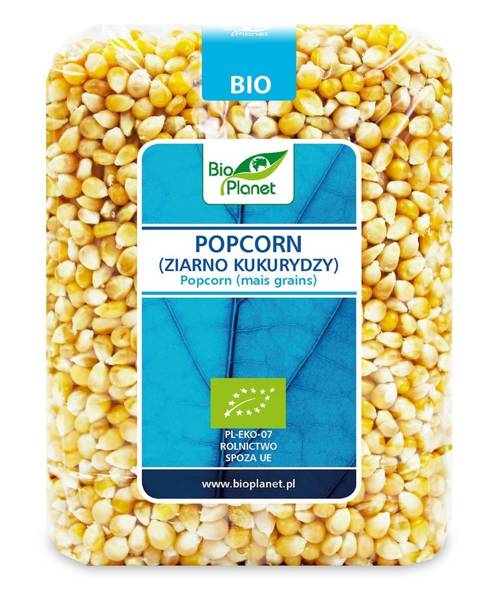 Popcorn - ziarno kukurydzy BIO 1 kg - Bio Planet