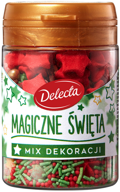 Posypka Magiczne Święta 55 g Delecta Mix Dekoracji