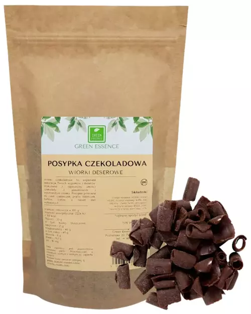 Posypka czekoladowa deserowa 500 g - wiórki czekoladowe deserowe dekoracja