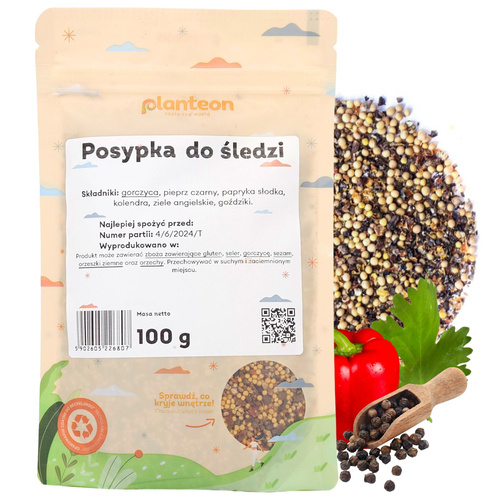 Posypka do śledzi przyprawa Planteon 100 g