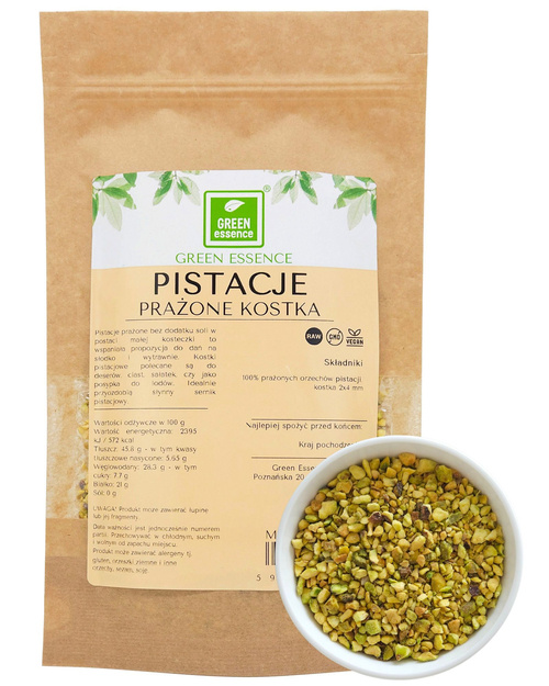 Posypka pistacjowa - pistacje prażone kostka 100 g