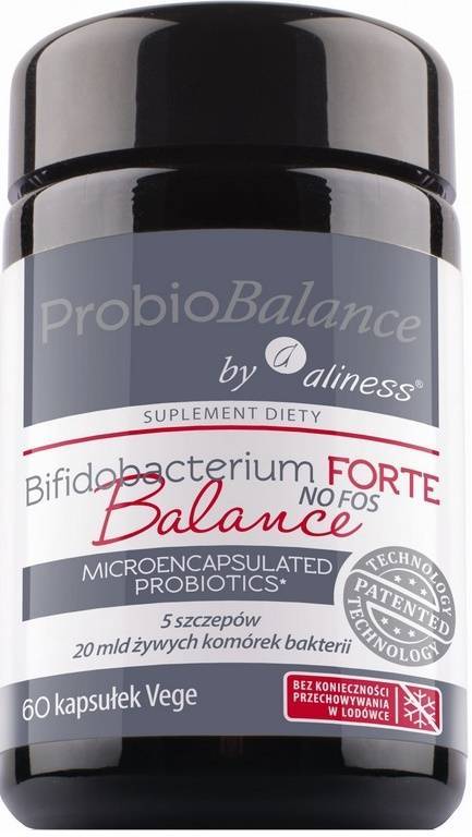 ProbioBalance Bifidobacterium Forte Balance 20 mld. Probiotyk 60 vege kaps. Aliness - suplement diety