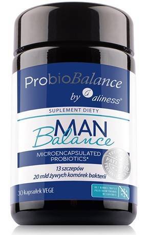 ProbioBalance Man Balance 20 mld. Probiotyk 30 vege kaps. Aliness - suplement diety