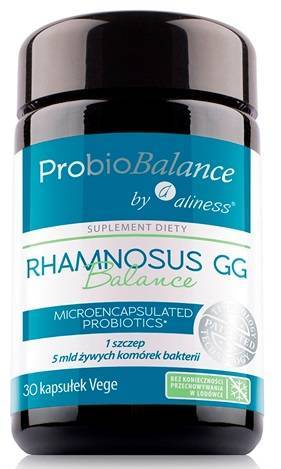 ProbioBalance Rhamnosus GG Balance 5 mld. Probiotyk 30 vege kaps. Aliness - suplement diety