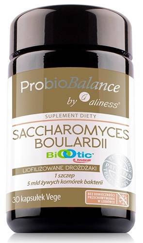 ProbioBalance Saccharomyces Boualardii 5 mld/250mg Probiotyk 30 vege kaps. Aliness - suplement diety