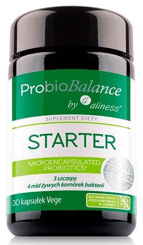 ProbioBalance Starter 4 mld. Probiotyk 30 vege kaps. Aliness - suplement diety