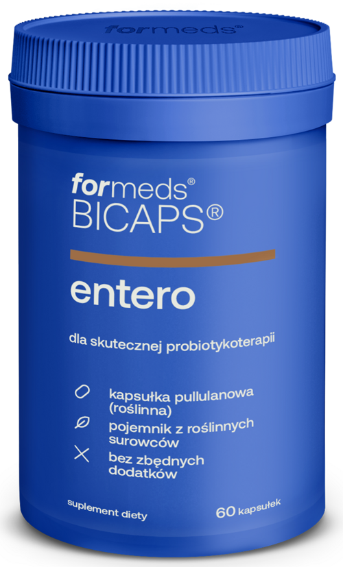 Probiotyk Saccharomyces boulardii 60 kapsułki Formeds BICAPS Entero - suplement diety