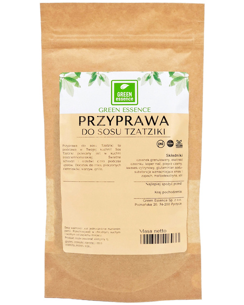 Przyprawa do sosu Tzatziki 100 g - aromatyczna Green Essence