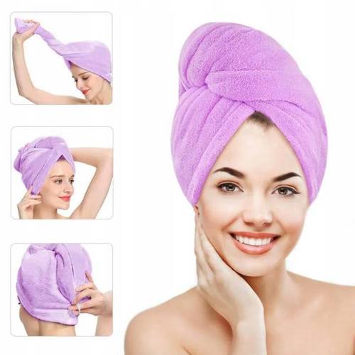 Ręcznik z mikrofibry Turban na głowę do włosów