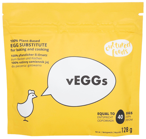 Roślinny zamiennik jaj vEGGs 128 g Cultured Foods - substytut jajek