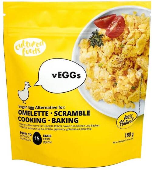 Roślinny zamiennik jaj vEGGs Omelette 180 g Cultured Foods - substytut jajek