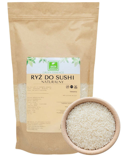 Ryż do sushi 1 kg - naturalny