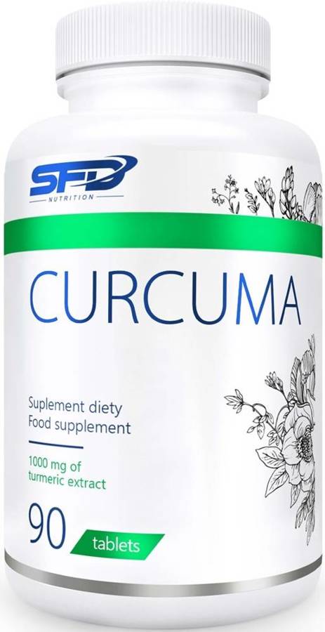 SFD Curcuma 1000 mg Kurkuma ekstrakt - Suplement Diety 90 tabletek